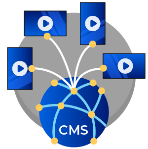 Monitor informacyjny Avtek DS 55 + moduł WiFi/BT